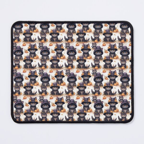 Item preview, Enchanting Cats and Pumpkin Seamless Digital Paper Collection designed and sold by NB2u.