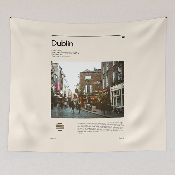 Item preview, Visit Dublin, Ireland (Travel poster) designed and sold by RabbitK.
