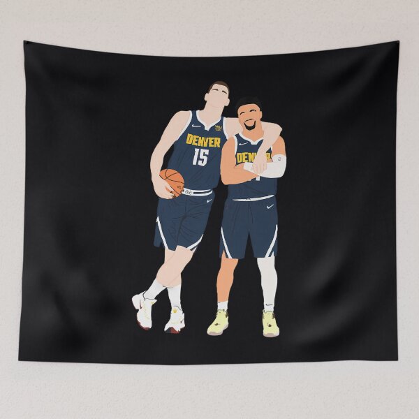 Item preview, Nikola Jokic and Jamal Murray 2021-2022 Denver Nuggets press   	 designed and sold by czunpgtb63.