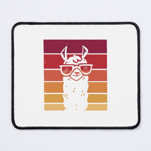 Item preview, Retro llama with sunglasses designed and sold by DerSenat.