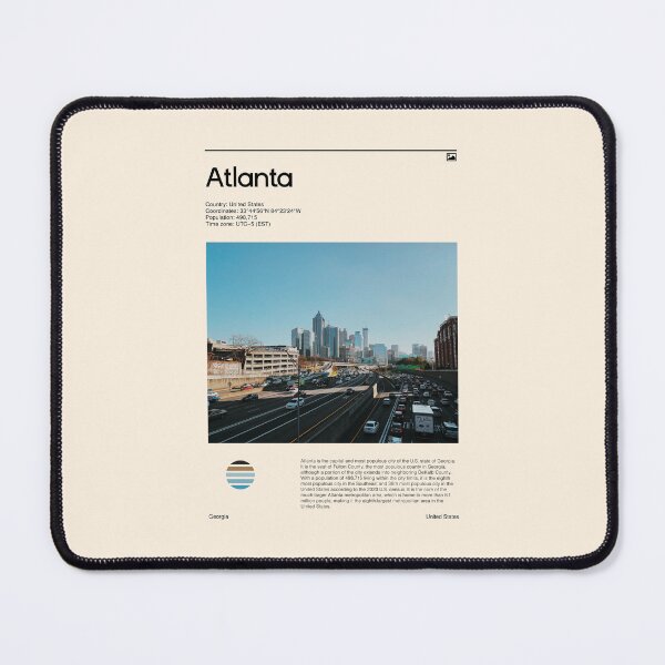 Item preview, Visit Atlanta, United States (Travel poster) designed and sold by RabbitK.