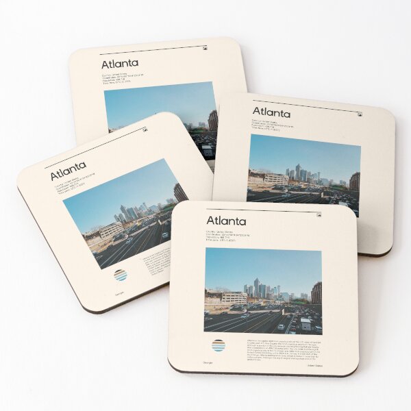 Item preview, Visit Atlanta, United States (Travel poster) designed and sold by RabbitK.