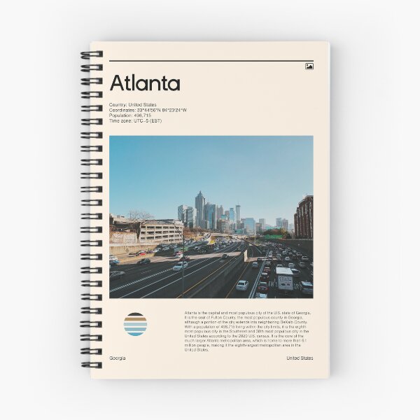 Item preview, Visit Atlanta, United States (Travel poster) designed and sold by RabbitK.
