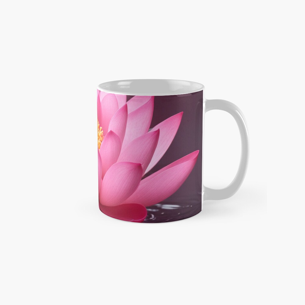 Pink lotus flower Poster