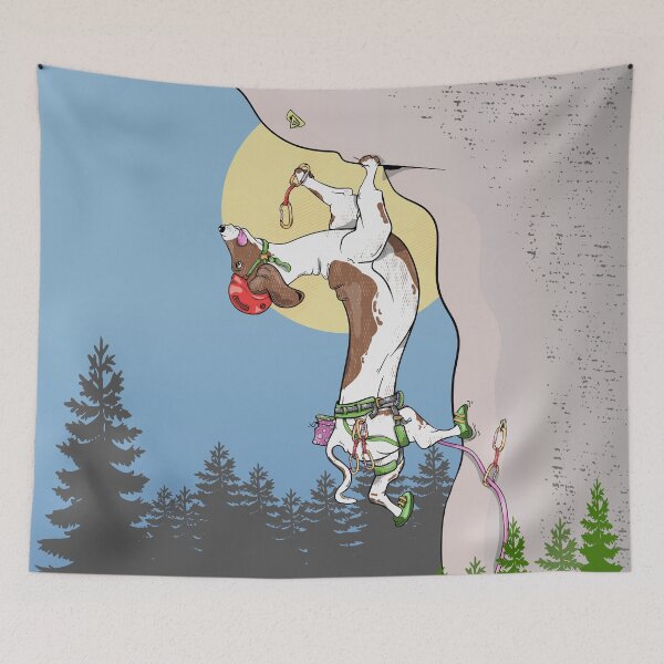 Item preview, Dashund rock climbing designed and sold by piedaydesigns.