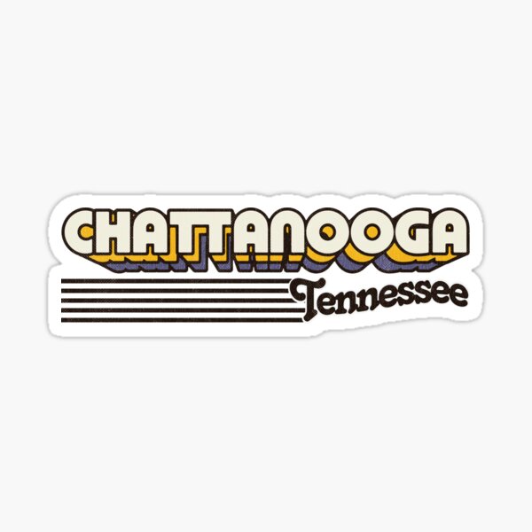 Item preview, Chattanooga, Tennessee | Retro Stripes designed and sold by retroready.