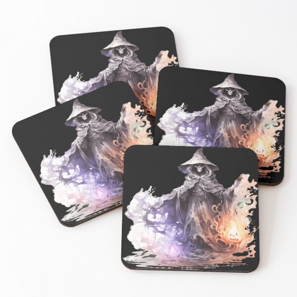 Item preview, "Spooky Western Specter: Halloween Watercolor Style". designed and sold by Art-Vortex-fr.