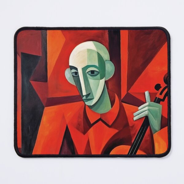 Item preview, Red Expression: Cubist Symphony in Art designed and sold by Piotrek0001.