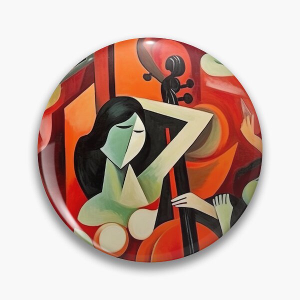 Item preview, Red Expression: Cubist Symphony in Art designed and sold by Piotrek0001.