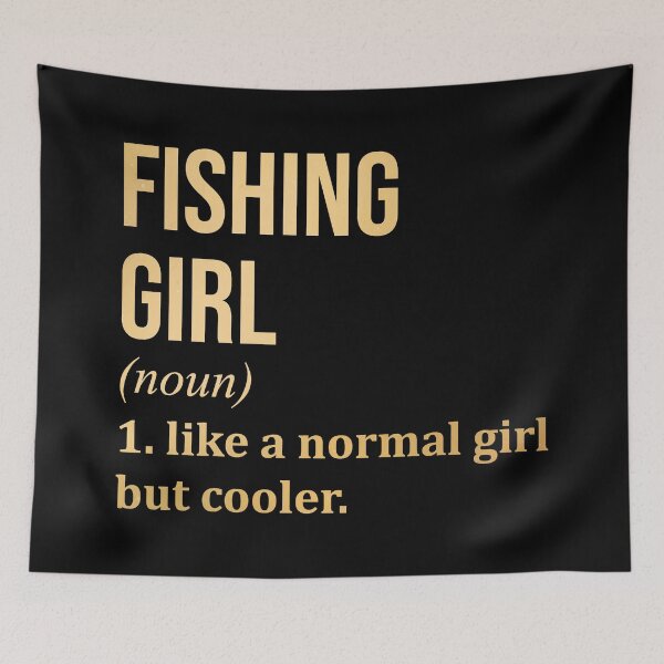 Item preview, Fishing Girl Definition in Gold designed and sold by XCIV.