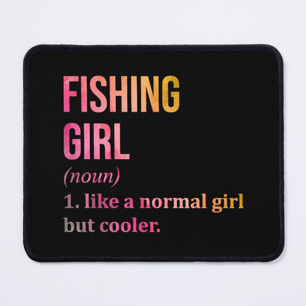 Item preview, Fishing Girl Definition in Watercolor designed and sold by XCIV.
