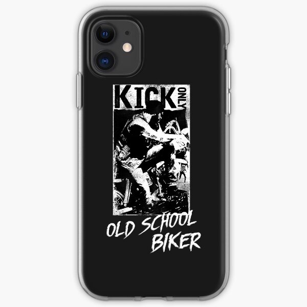 Kick Only - Old School Biker iPhone Soft Case