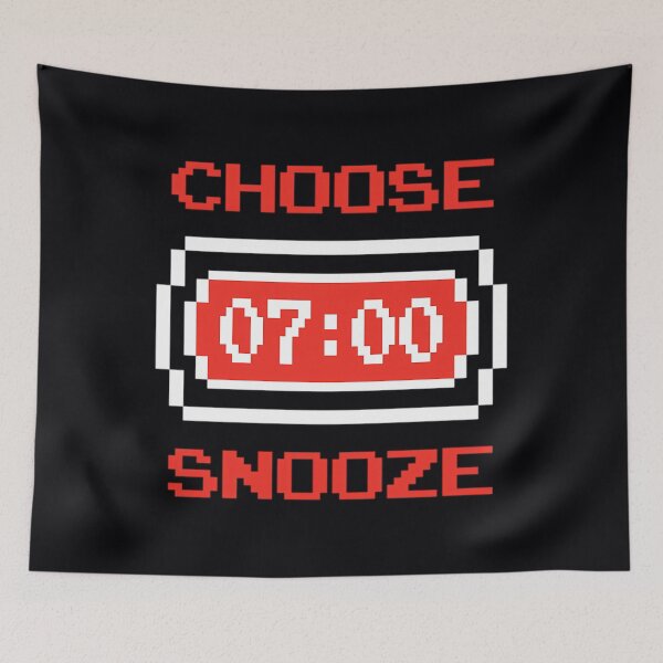 Item preview, choose snooze - one more snooze  	 designed and sold by boexayqhrjh48.