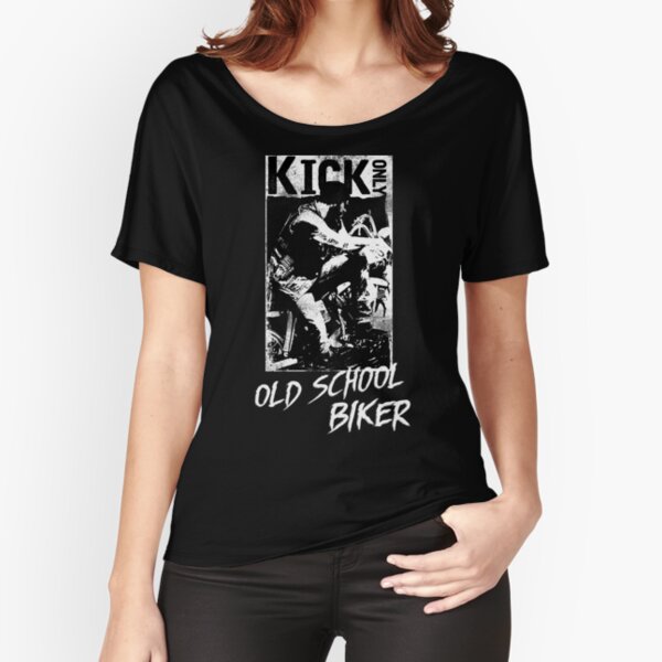 Kick Only - Old School Biker Relaxed Fit T-Shirt