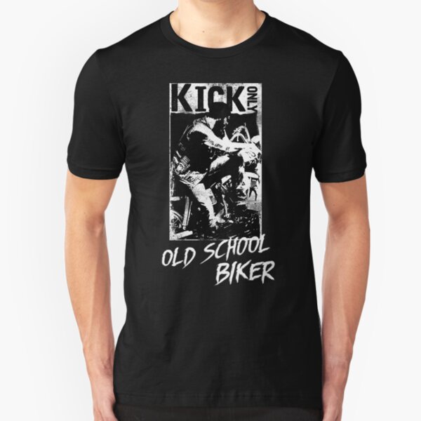 Kick Only - Old School Biker Slim Fit T-Shirt