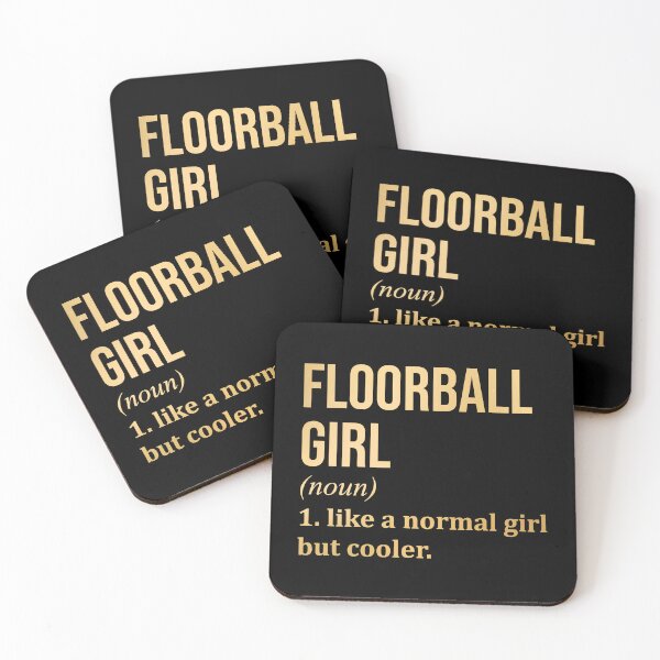 Item preview, Floorball Girl Definition in Gold designed and sold by XCIV.