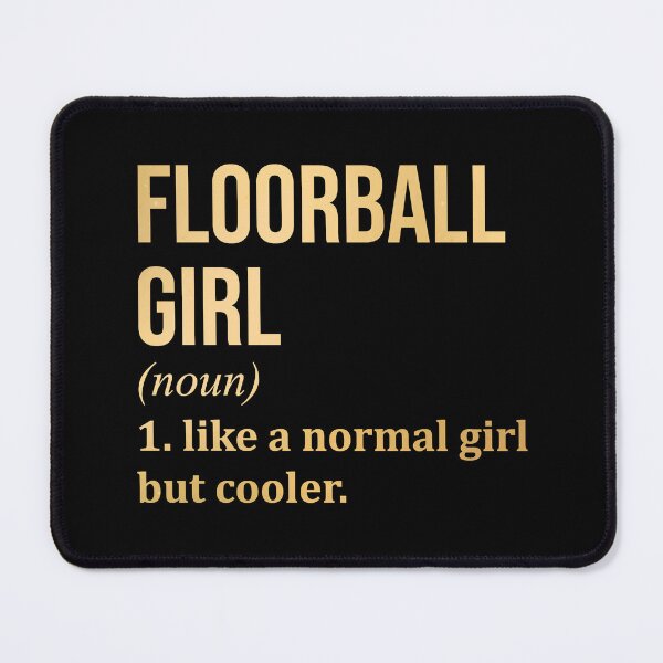 Item preview, Floorball Girl Definition in Gold designed and sold by XCIV.