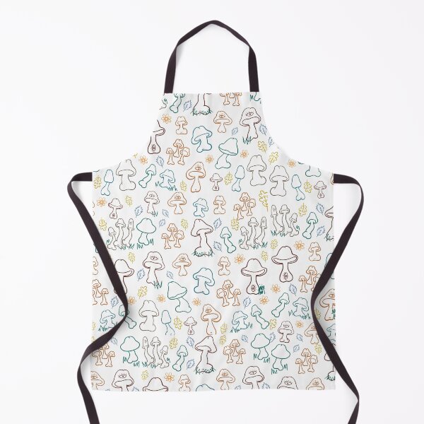 Item preview, MUSHROOM PENIS VINTAGE CUTE PATTERN WHITE designed and sold by aydapadi.