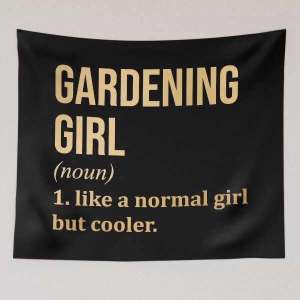 Item preview, Gardening Girl Definition in Gold designed and sold by XCIV.