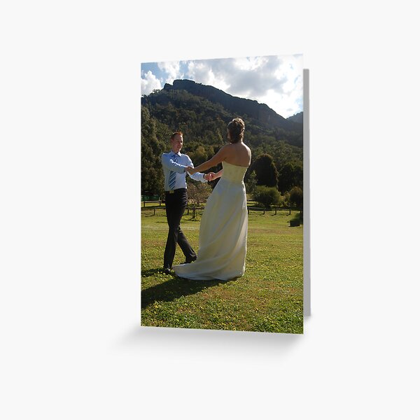 dancing couple Greeting Card