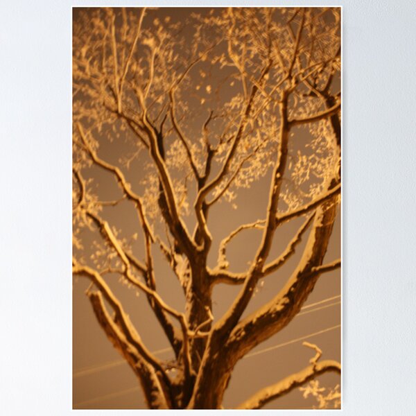 Item preview, Snow Tree in Blue designed and sold by Amy E. McCormick.