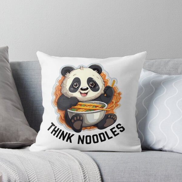Item preview, Thinknoodles Panda eating noodles with noddle's designed and sold by AndersonHarves.