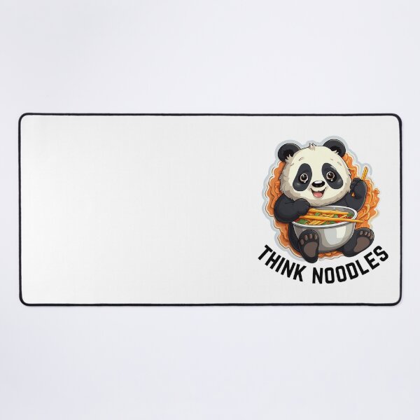 Item preview, Thinknoodles Panda eating noodles with noddle's designed and sold by AndersonHarves.