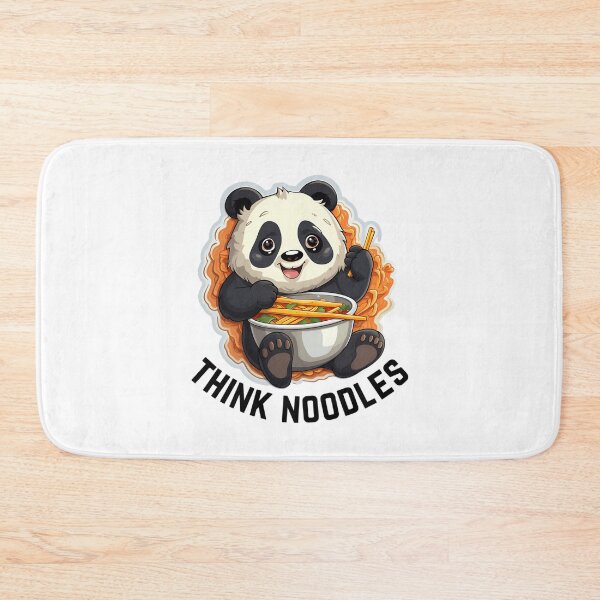 Item preview, Thinknoodles Panda eating noodles with noddle's designed and sold by AndersonHarves.