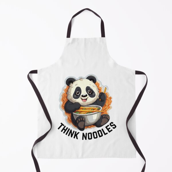 Artikelvorschau, Thinknoodles Panda isst Nudeln mit Nudeln entworfen und verkauft von AndersonHarves.