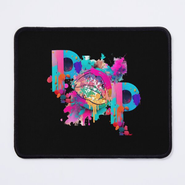 Item preview, POP LGBT LGBTQ rainbow kissing lips designed and sold by Ecmoprints.
