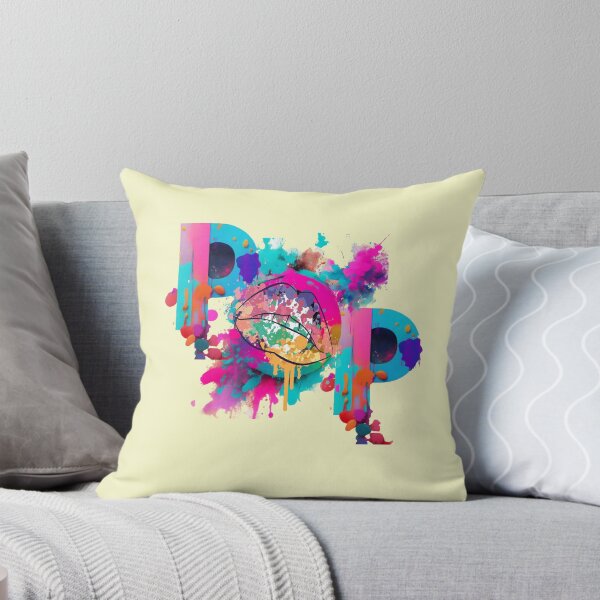 Item preview, POP LGBT LGBTQ rainbow kissing lips designed and sold by Ecmoprints.