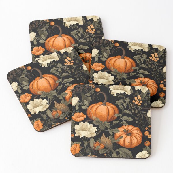 Item preview, Pumpkins, Petals, and Fall Flowery Art designed and sold by meggydesigns.