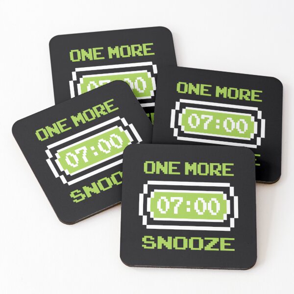 Item preview, choose snooze - one more snooze  1	 designed and sold by boexayqhrjh48.