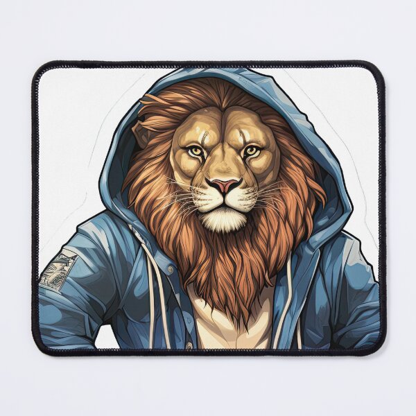 Item preview, Terrible lion in a sweatshirt designed and sold by abmkf.