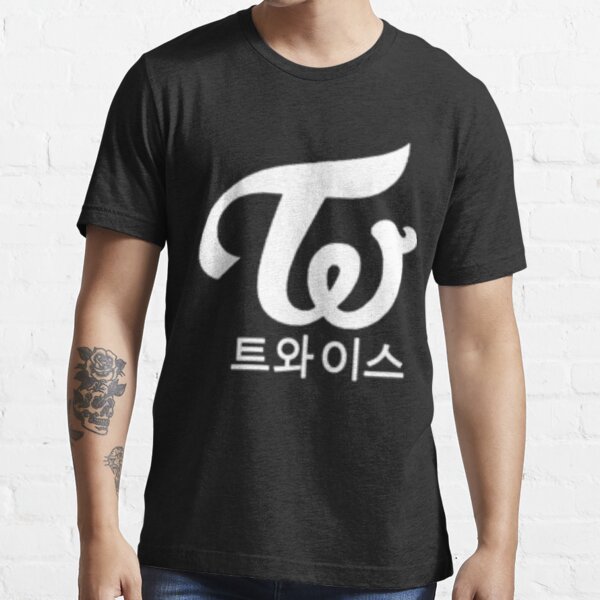 Item preview, Twice Kpop logo Hangul Black White designed and sold by KendallUllrich.