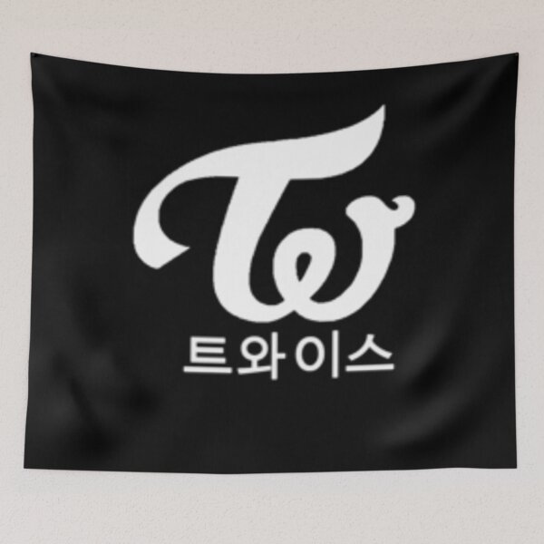 Artikelvorschau, Zweimal Kpop-Logo Hangul Schwarz Weiß entworfen und verkauft von KendallUllrich.