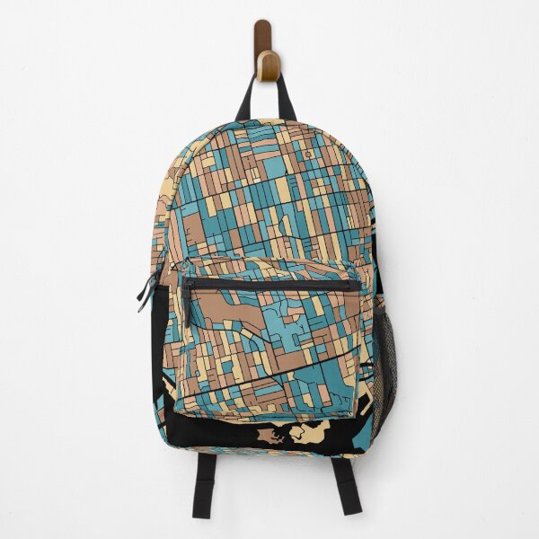 Item preview, Toronto Map Pattern in Mid Century Pastel designed and sold by PatternMaps.