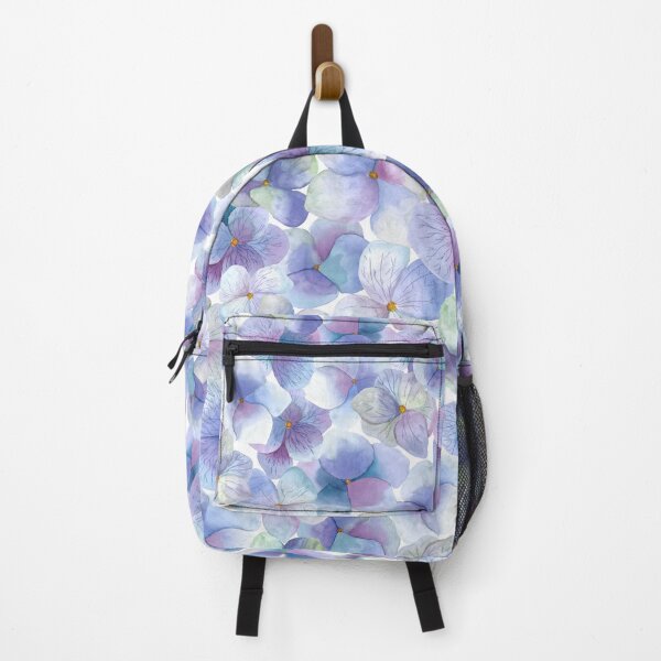 Item preview, Hydramgea flowers blossom watercolor allover romantic print designed and sold by likapix.