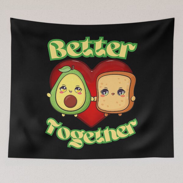 Item preview, Avocado Toast Are Better Together designed and sold by ArtisShops.