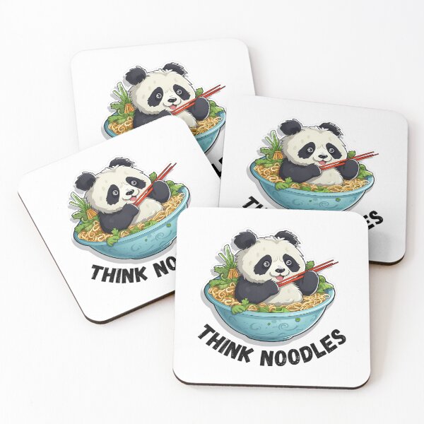 Artikelvorschau, Thinknoodles Panda in einer Nudelschüssel entworfen und verkauft von AndersonHarves.