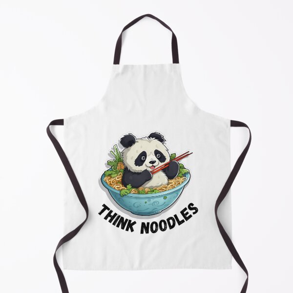 Artikelvorschau, Thinknoodles Panda in einer Nudelschüssel entworfen und verkauft von AndersonHarves.