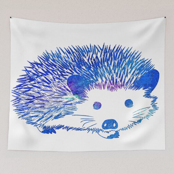 Item preview, Hedgehog Swirled Blues designed and sold by Heathermarie321.