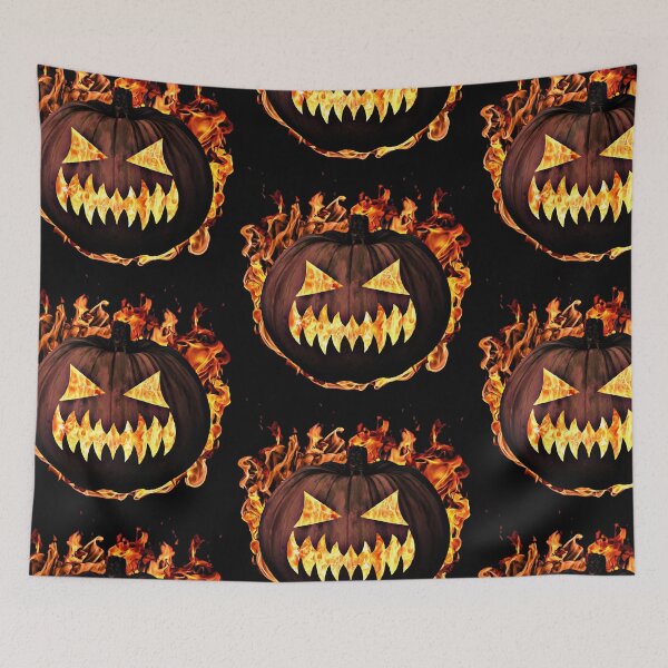 Item preview, Demonic Burning Pumpkin Pumpkin designed and sold by FlowerandDesing.