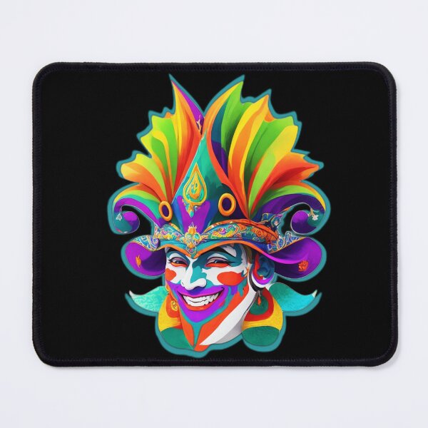 Item preview, Cunning Harlequin with Colored Pompous Hat designed and sold by Ridiculam Toga.