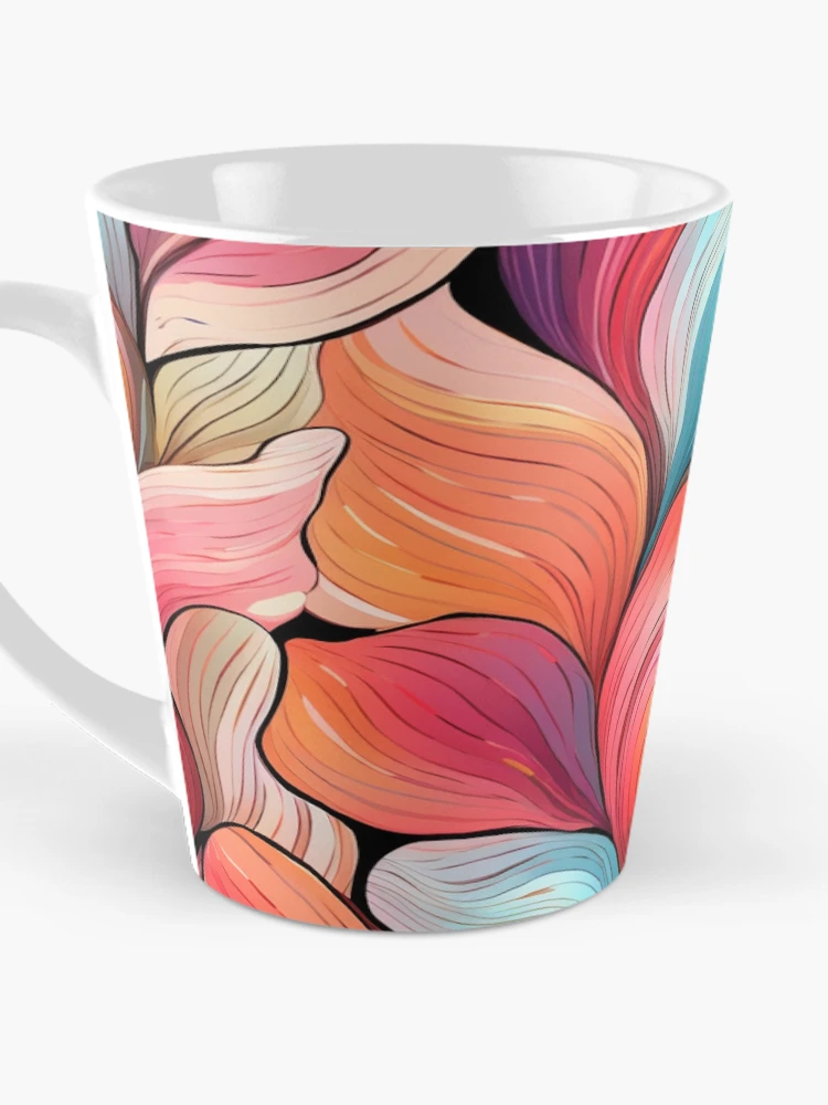 Thumbnail 3 of 4, Coffee Mug, Colorful Soft Shell Pattern designed and sold by Myra365Art.