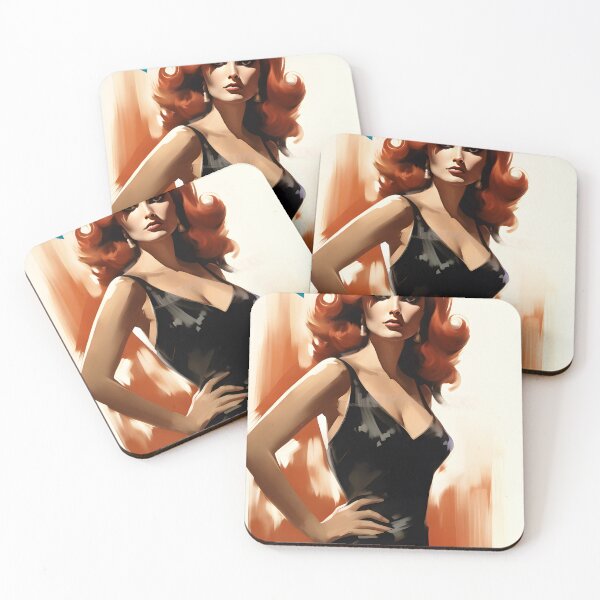 Item preview, Smokin' Redhead (Pulp Style Poster) designed and sold by PULPYFICTIONS.