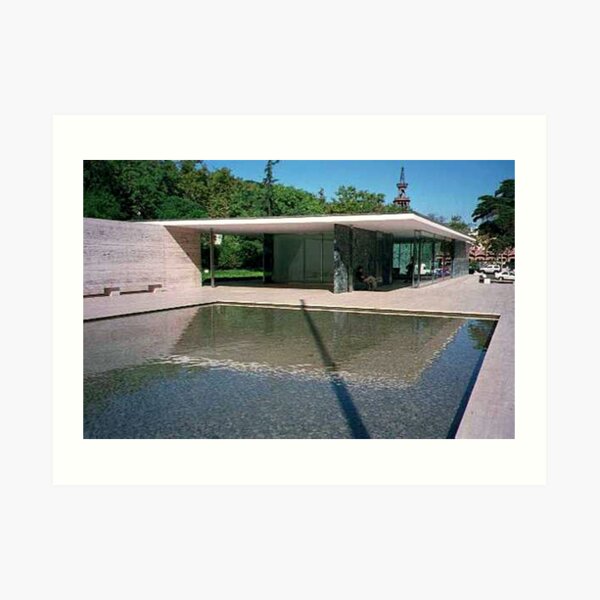 Barcelona Pavillion Art Print