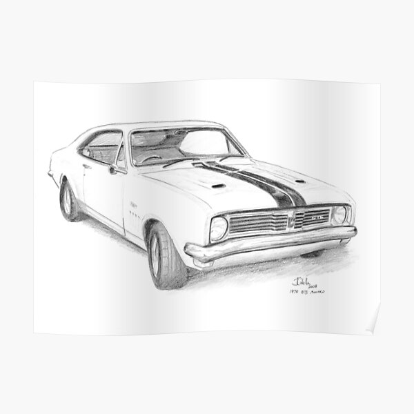 1970 Holden GTS Monaro Poster