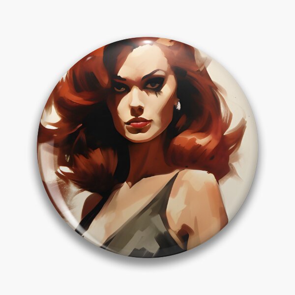 Item preview, Smokin' Redhead (Pulp Style Poster) designed and sold by PULPYFICTIONS.