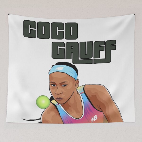 Item preview, COCO GAUFF Clip Art designed and sold by dennaibz.